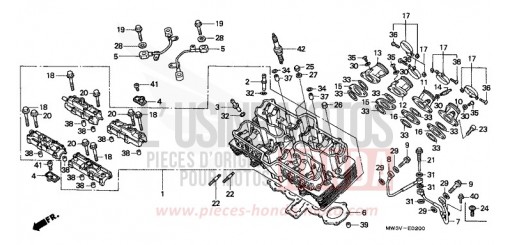 CYLINDER HEAD CB750F2X de 1999